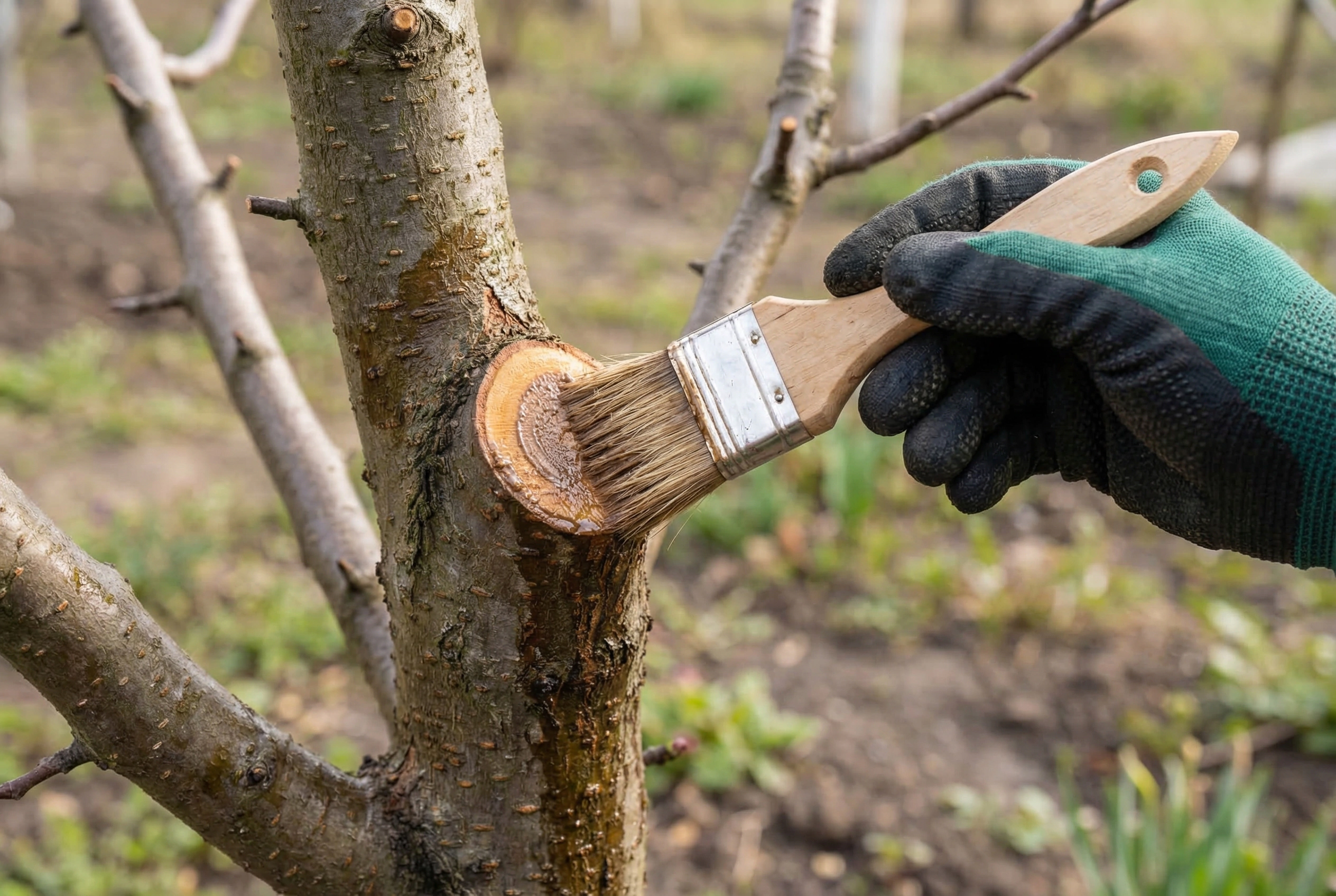 Этап 3. Обработка деревьев после очистки